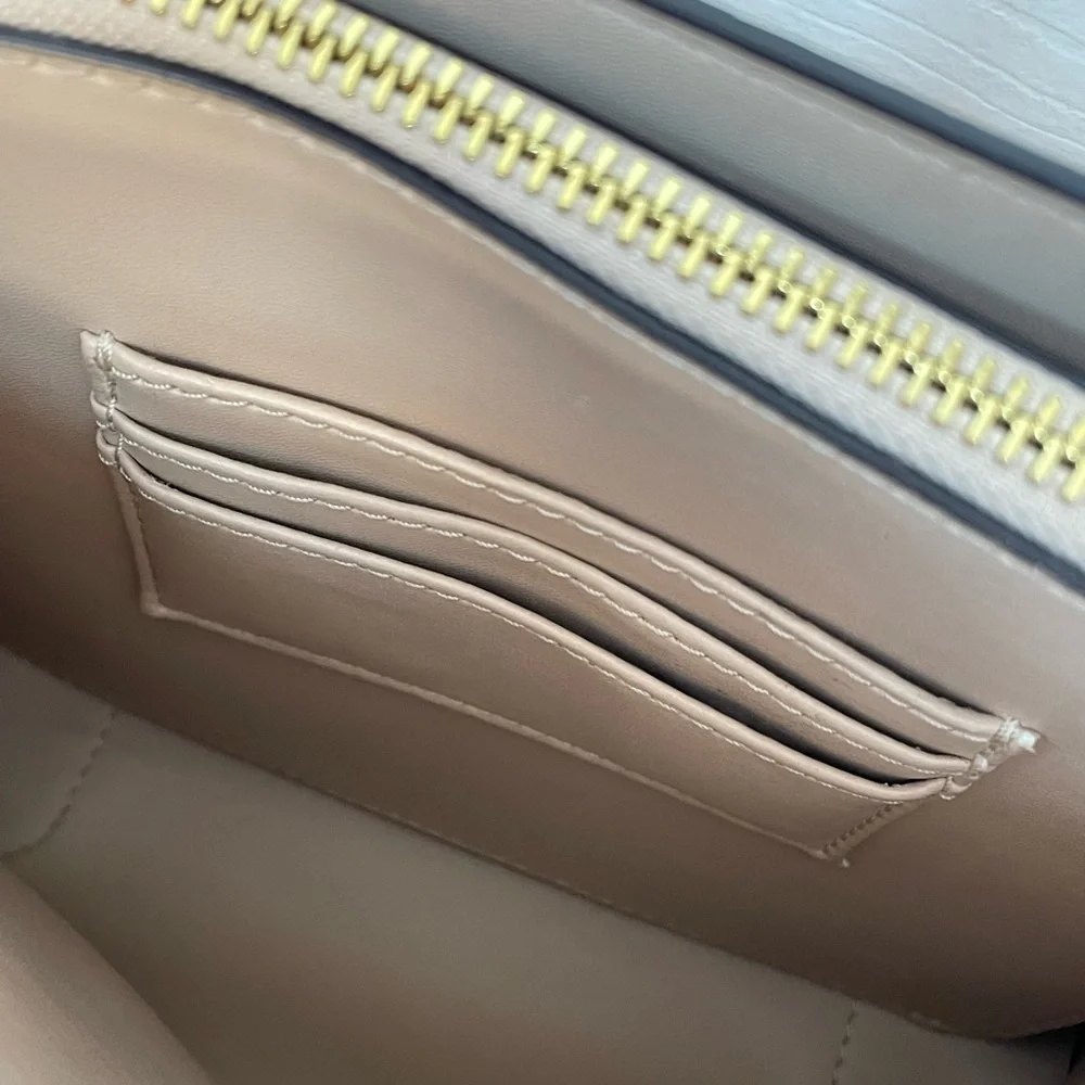 Michael Kors Tan Croc-Embossed Crossbody Bag - Picture 7 of 16